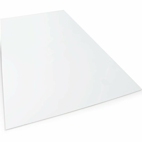 Projectpvc 24 in. x 48 in. x 0.118 in. Foam PVC White Sheet 156249